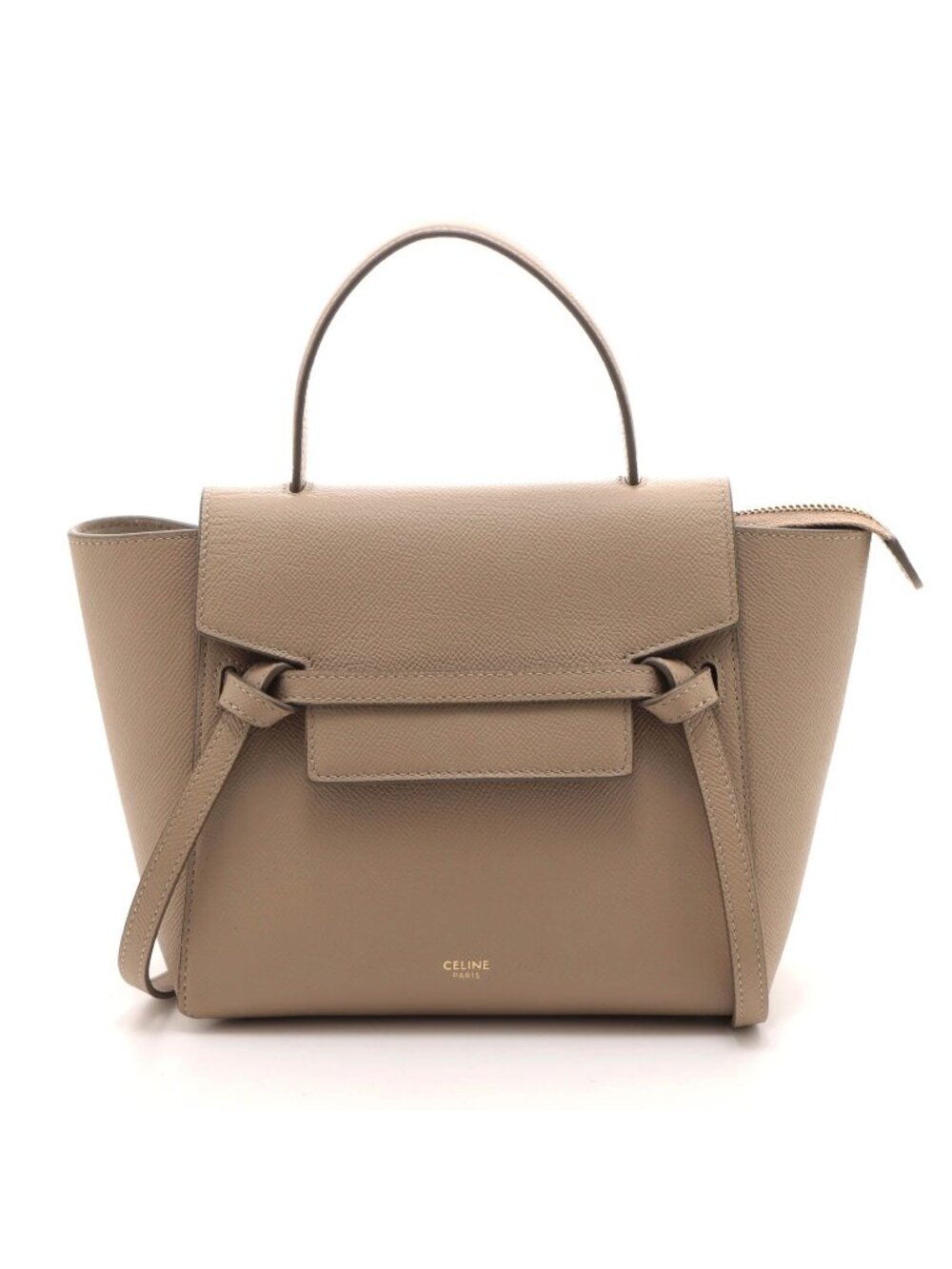 Celine Belt Bag Nano Beige Leather
